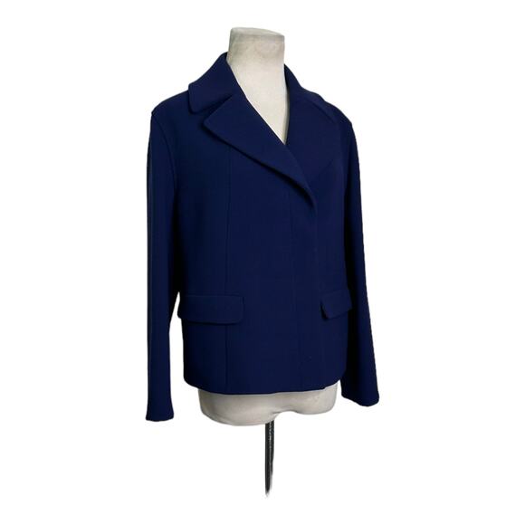 GIORGIO ARMANI Blue Virgin Wool Evening Jacket size 6 - Picture 9 of 9